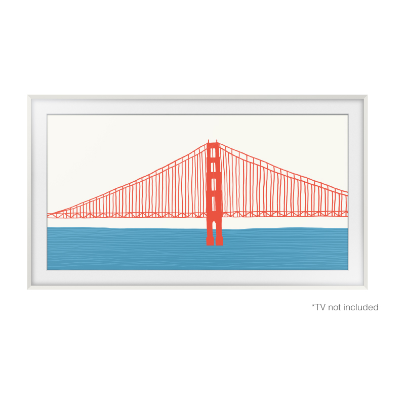 Marco intercambiable The Frame – Blanco