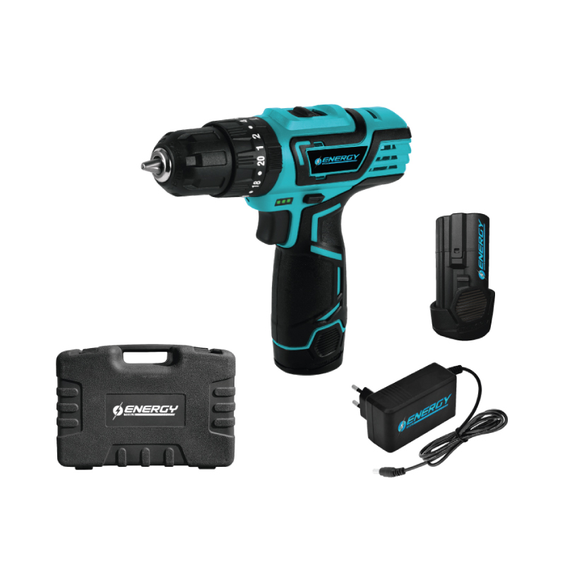 TALADRO ATORNILLADOR PERCUTOR EN VALIJA