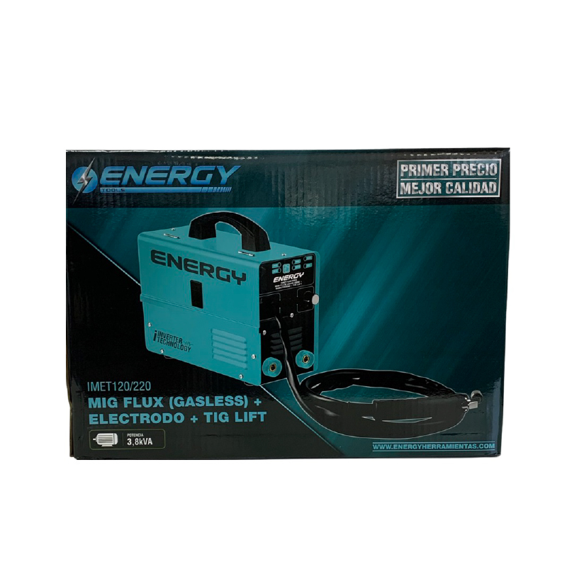 SOLDADORA INVERTER MIG ELECTRODO TIG ENERGY