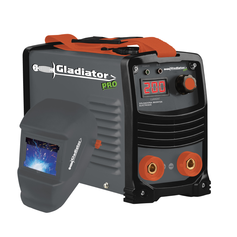 SOLDADORA INVERTER ELECTRODO  + MÁSCARA FOTOSENSIBLE GLA PRO