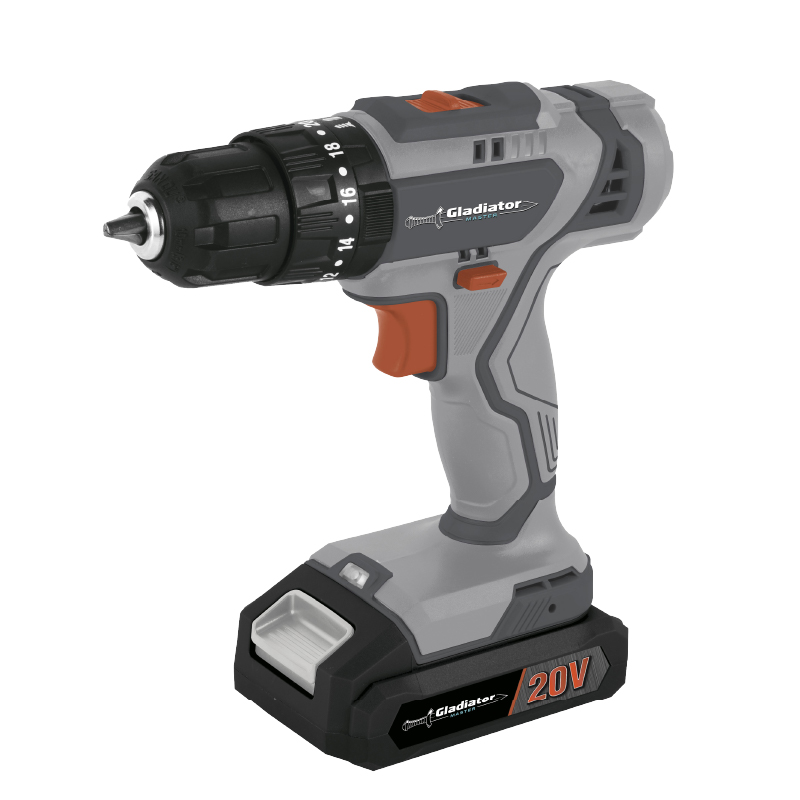 TALADRO ATORNILLADOR PERCUTOR 20V GLA C/BAT