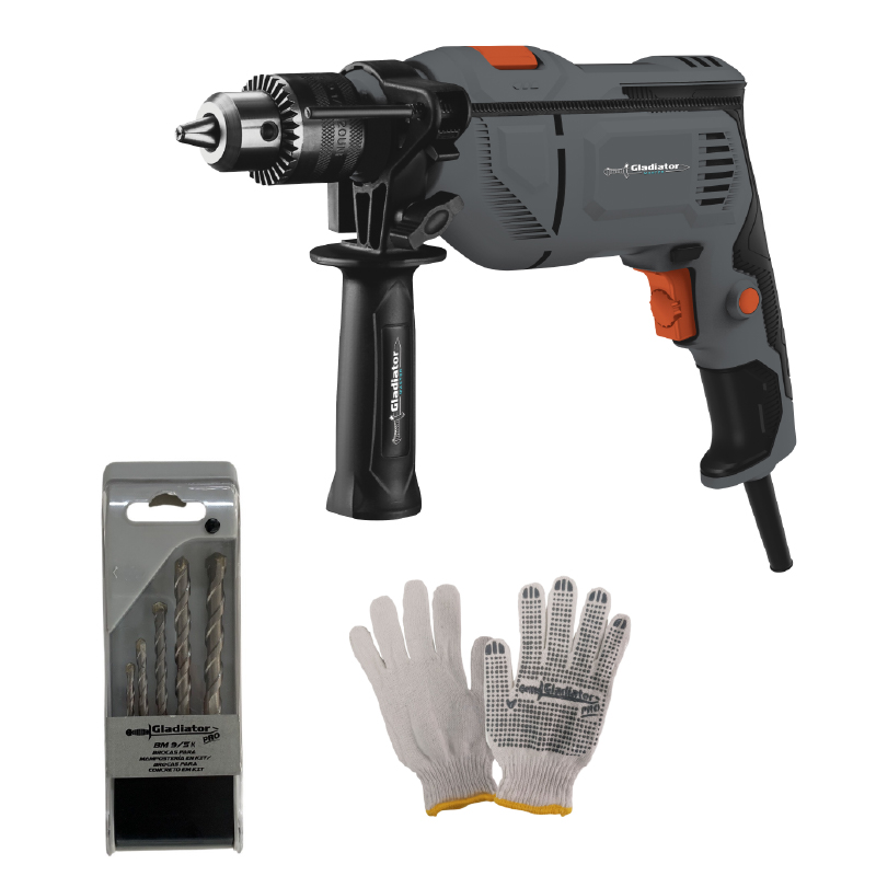 COMBO TALADRO + GUANTES + MECHAS