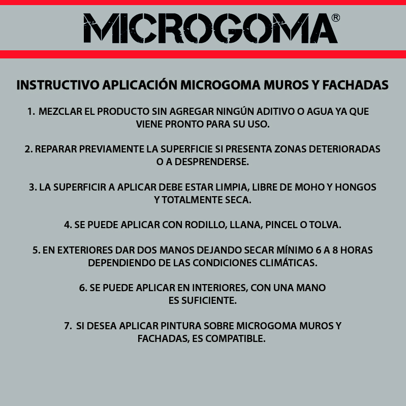 IMPERMEABILIZANTE MUROS Y FACHADAS