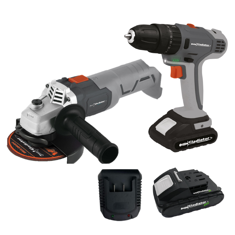 COMBO AMOLADORA Y TALADRO GLA PRO 20V