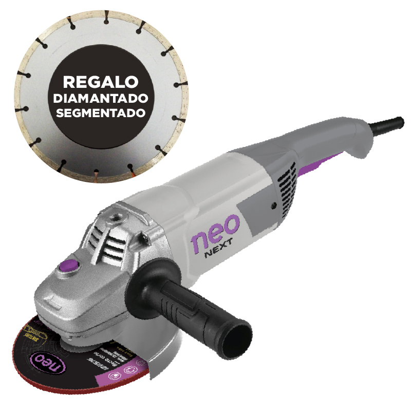 AMOLADORA ANGULAR 7” NEO