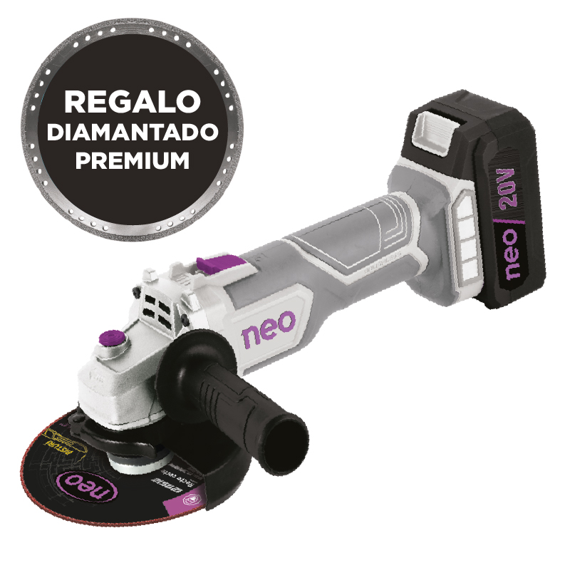 AMOLADORA ANGULAR 20V BRUSHLESS