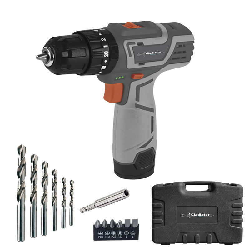 TALADRO ATORNILLADOR 12V EN KIT GLA PRO