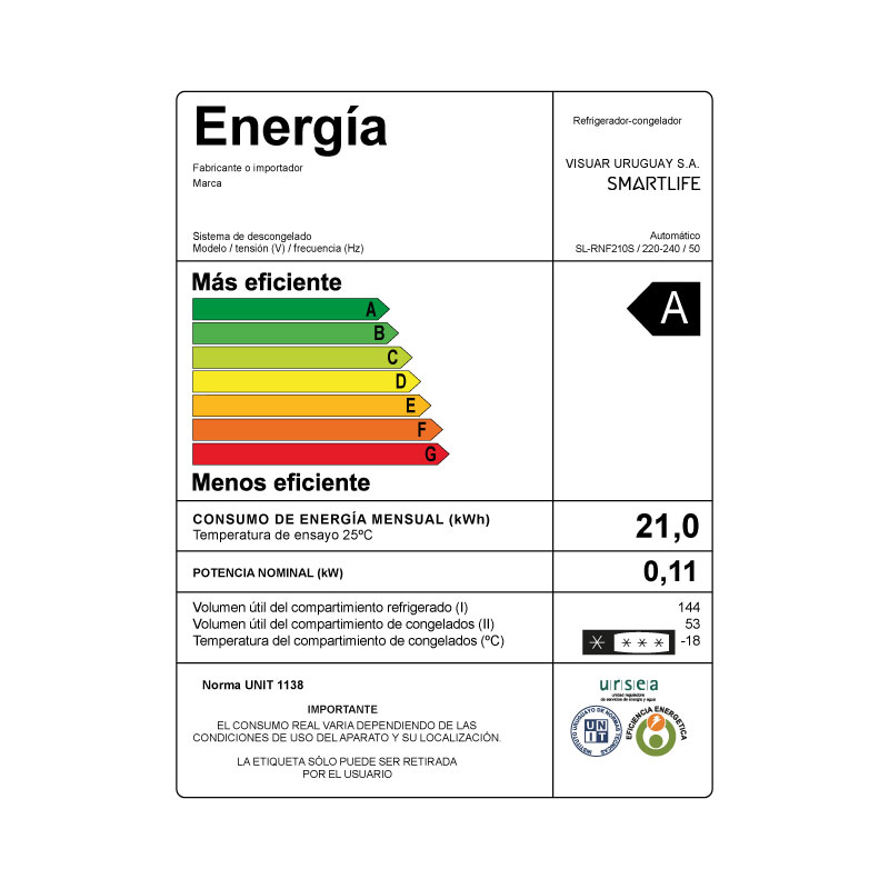 REFRIGERADOR FRÍO SECO