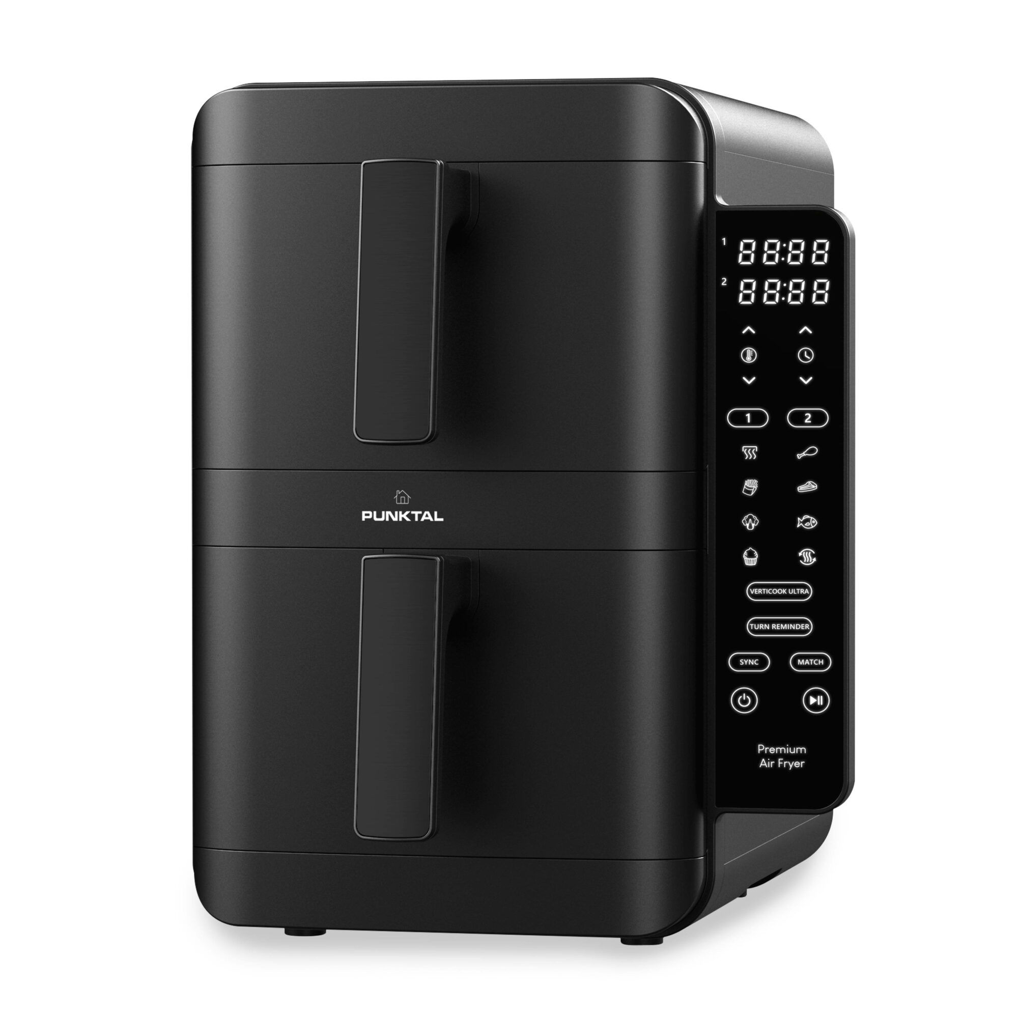 Freidora Sin Aceite Digital Doble Vertical
