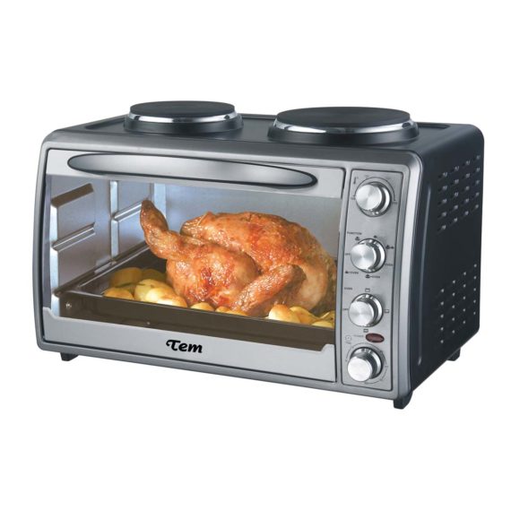 Hornito Eléctrico Tem 42 Lts T1LEO452H con discos