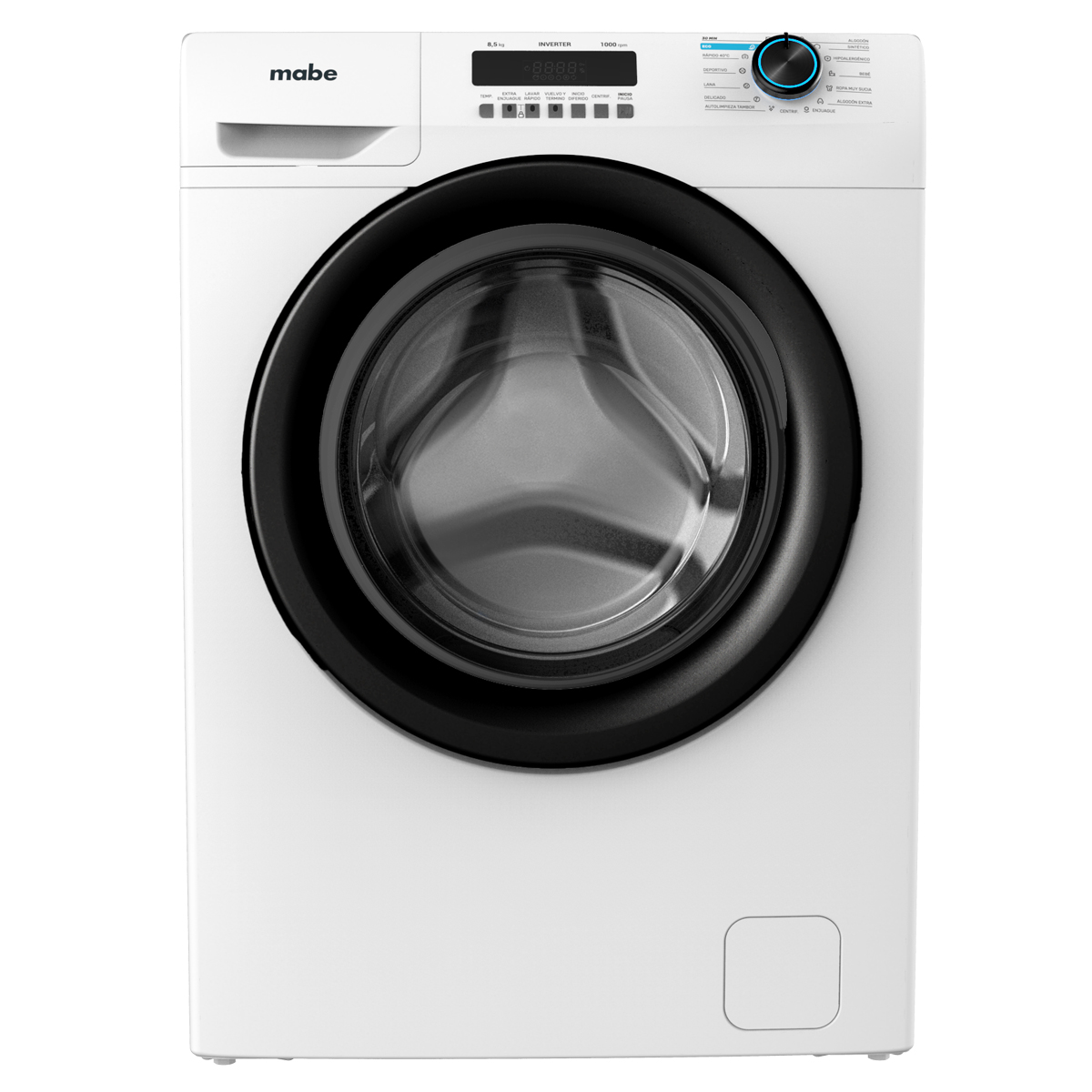 Lavarropas MABE 8,5K LFMA0810SB0 INVERTER