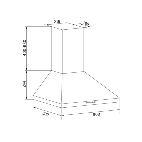 Campana TEM T1ECH A 90cm