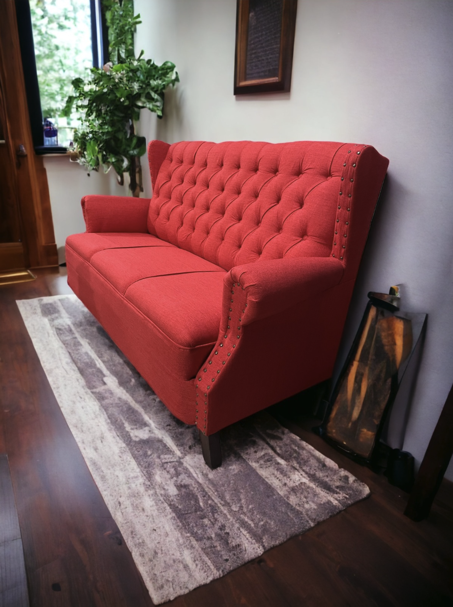 Bergere Capitoné 3 cuerpos