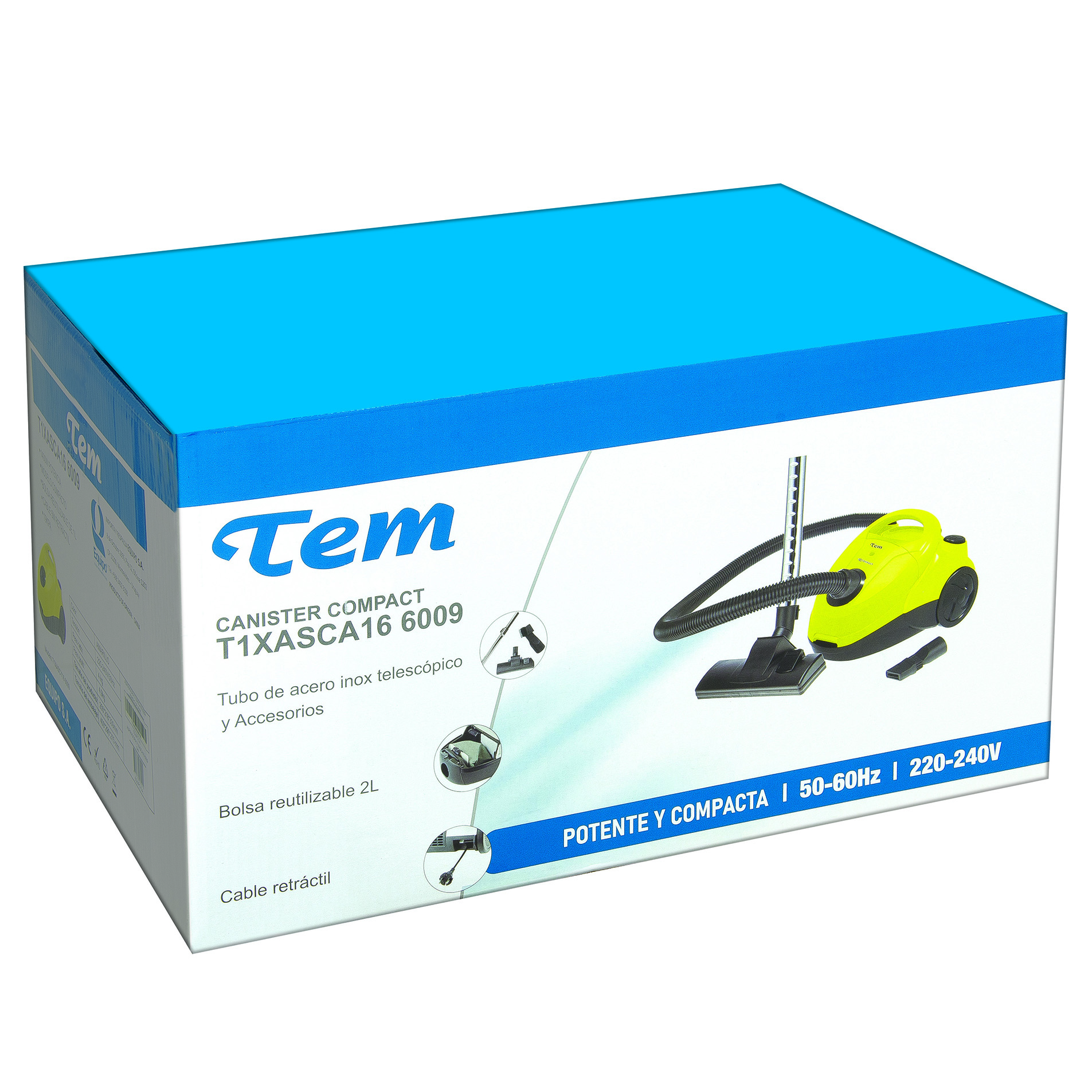 Aspiradora canister TEM T1XASCA166009