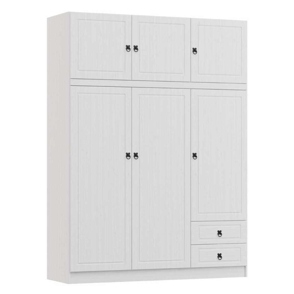 Ropero Paris 6 Puertas 2 Gavetas Nevada VB403 SMGB