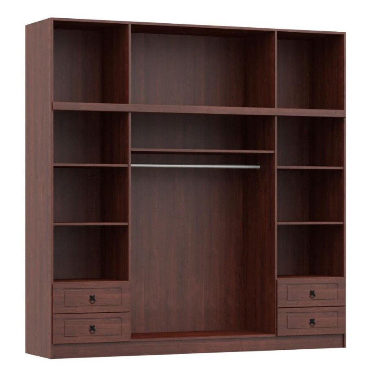 Ropero Paris 8 Puertas 4 Cajones Cera CS404 SMGB